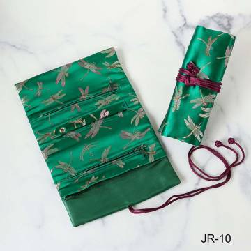 Cathayana Jewelry Roll - Dragonfly / Green