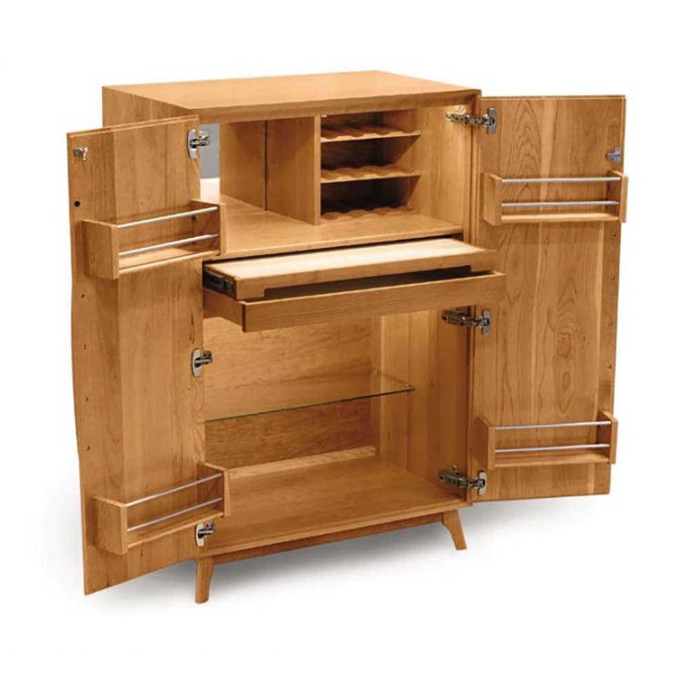 Cherry bar online cabinet