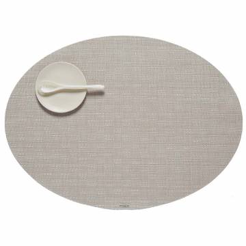Chilewich BAY WEAVE Placemat, Flax - 14