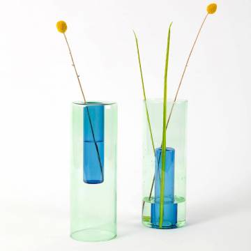Block Design Reversible Vase - Large