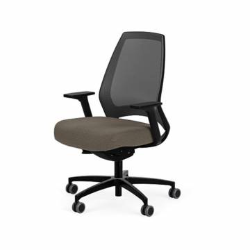 Via 4U Mid Back Office Chair - Black