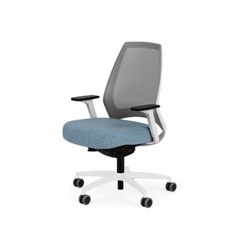 Via 4U Mid Back Office Chair - White