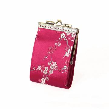 Cathayana RFID Blocking Card Purse - Red Cherry Blossom