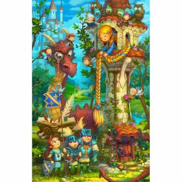 Artifact Puzzles - Jonik RAPUNZEL Wooden Jigsaw Puzzle