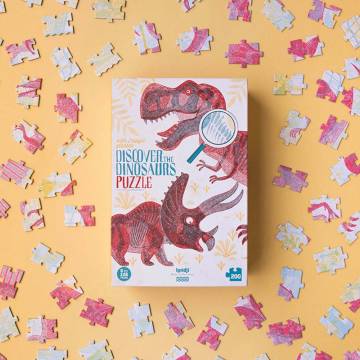 Londji Puzzles - DISCOVER THE Dinosaurs, 200 pcs