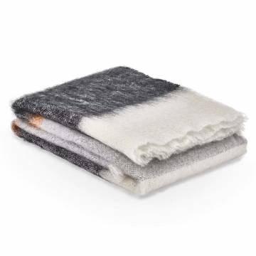 Cushendale Woolen Mills Night Silare Mohair Throw Blanket - Extra Large