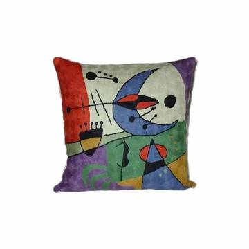 Joan Miro Inspired Chain Stitch Pillow - #13
