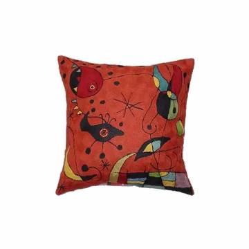 Joan Miro Inspired Chain Stitch Pillow - #9