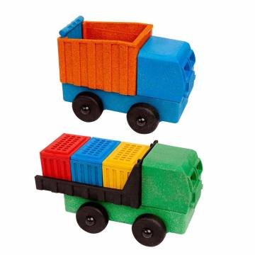 Luke's Toy Factory Cargo/Dump Truck, Two Pack