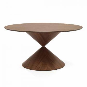 Midj CLESSIDRA Wood Fixed Round Table - 70.75