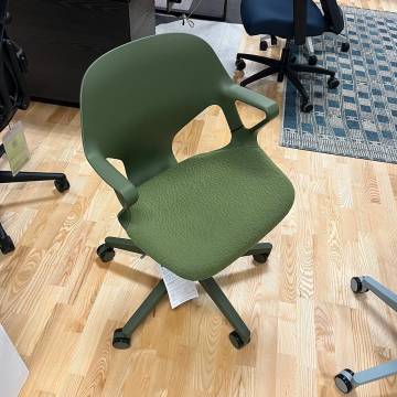 Zeph Office Chair - Olive Frame - With Arms
