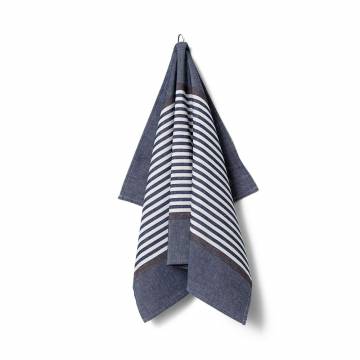 Georg Jensen Damask ABILD Dish Towel - Dk Blue