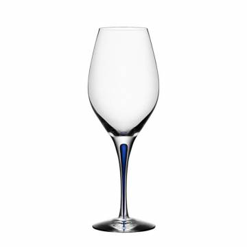 Orrefors INTERMEZZO BLUE Balance Wine Glass