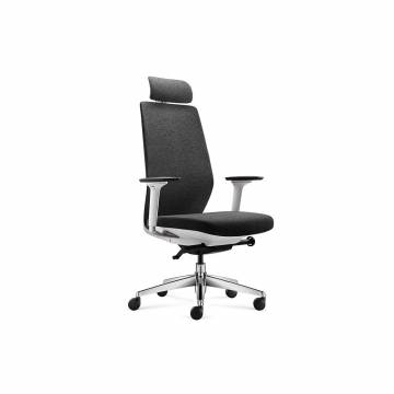 BDI Coda Modern Oyster Grey Office Chair with Aluminum Base