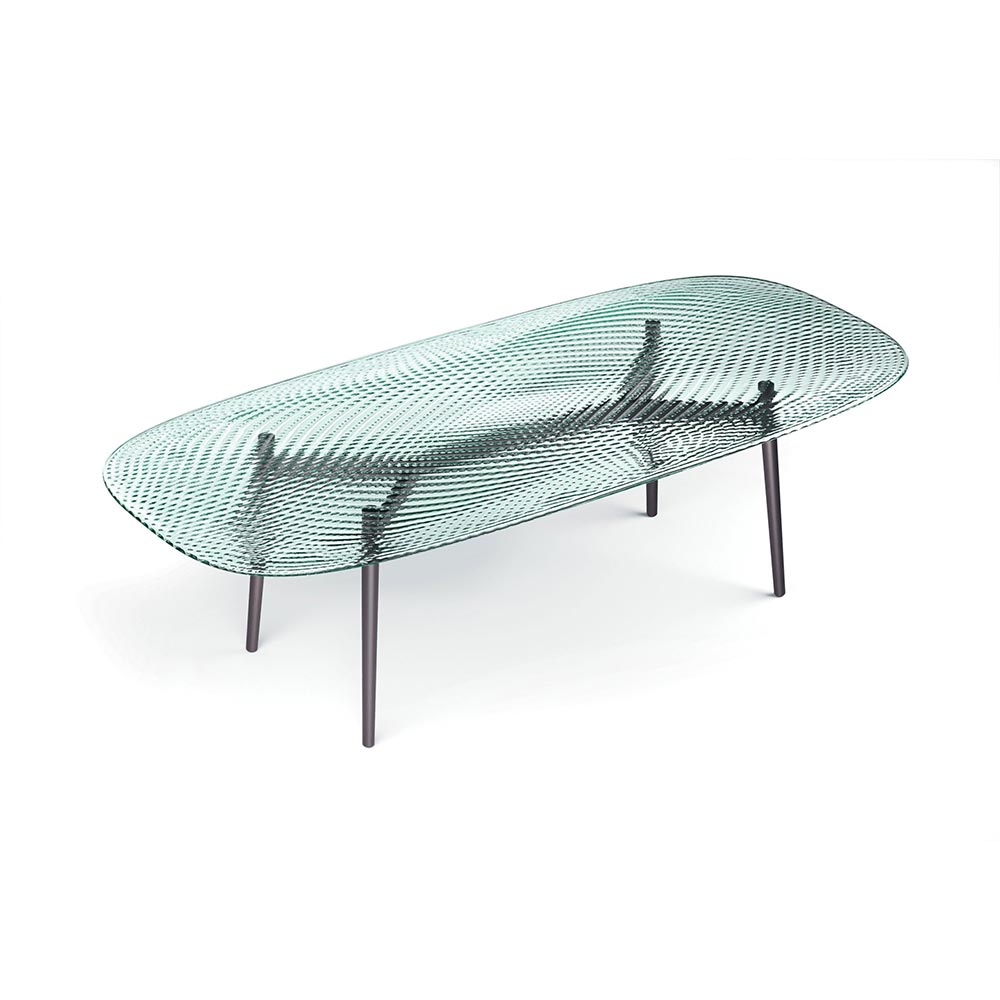 Fiam Coral Beach Glass Dining Table Design Quest