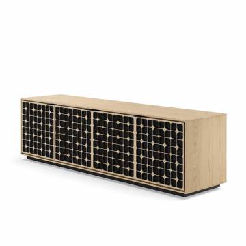 BDI Elements CONSTELLATION Cabinet with Rolling Plinth Base