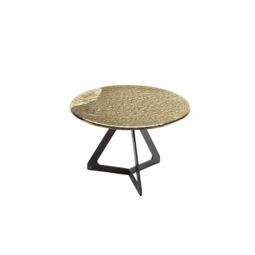Fiam LAKES 70 Fused Glass Coffee Table - Champagne