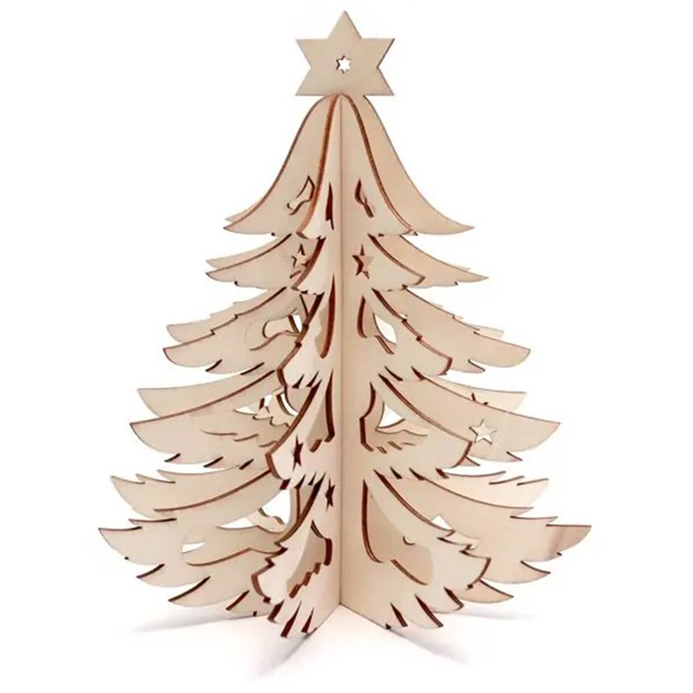 Laser-Cut Wood Tree: Design Quest