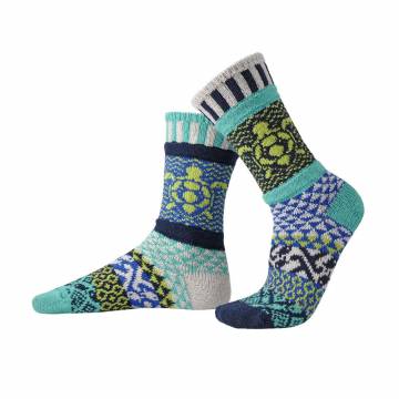 Solmate Socks OCEAN TURTLE Cotton Crew Socks