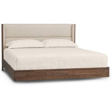 Copeland KING Sloane Floating Bed for Mattress Only - Walnut