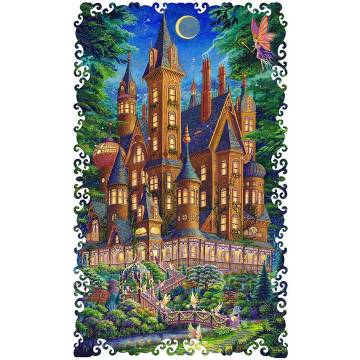 Artifact Puzzles - Randal Spangler SOME ENCHANTED EVENING Wooden Jigsaw Puzzle