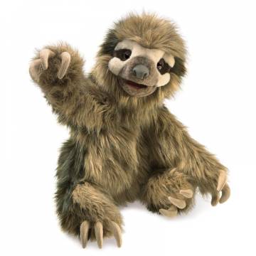 Folkmanis 3 Toed Sloth Large Puppet