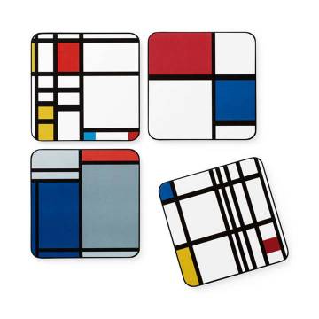 MoMA MONDRIAN Coasters, Set of 4
