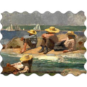 Artifact Puzzles - Winslow Homer WATCHING THE TIDE Wooden Jigsaw Puzzle